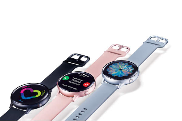An image showing the Samsung Galaxy Watches with the cardio functionalities